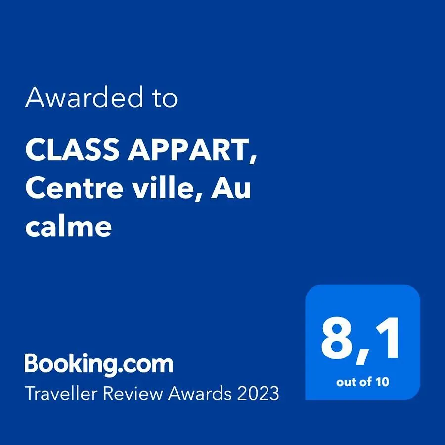 Class Appart, Centre Ville, Au Calme Lorient Lägenhet